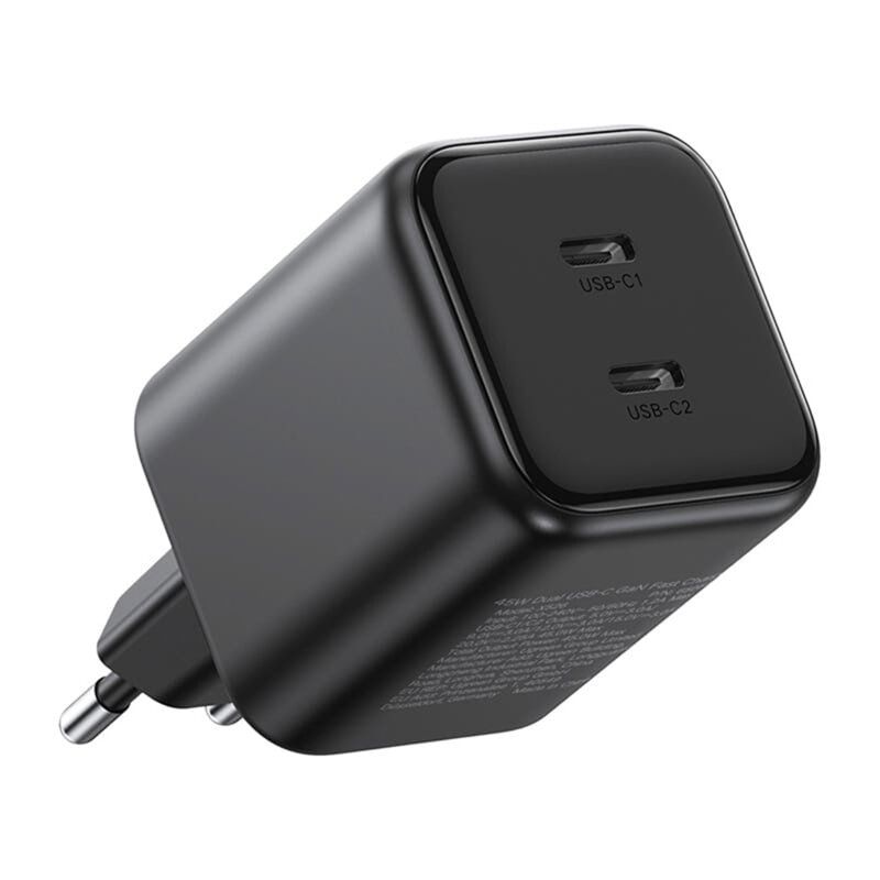 UGREEN Dual Network charger 45W 2x USB-C PD 3.0 GaN Black