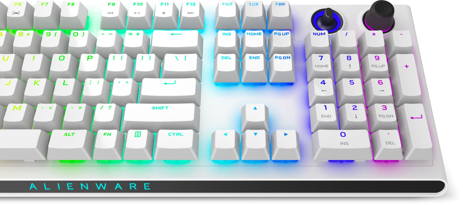 Dell Alienware AW920K Tri-Mode Wireless Gaming Keyboard Lunar Light US