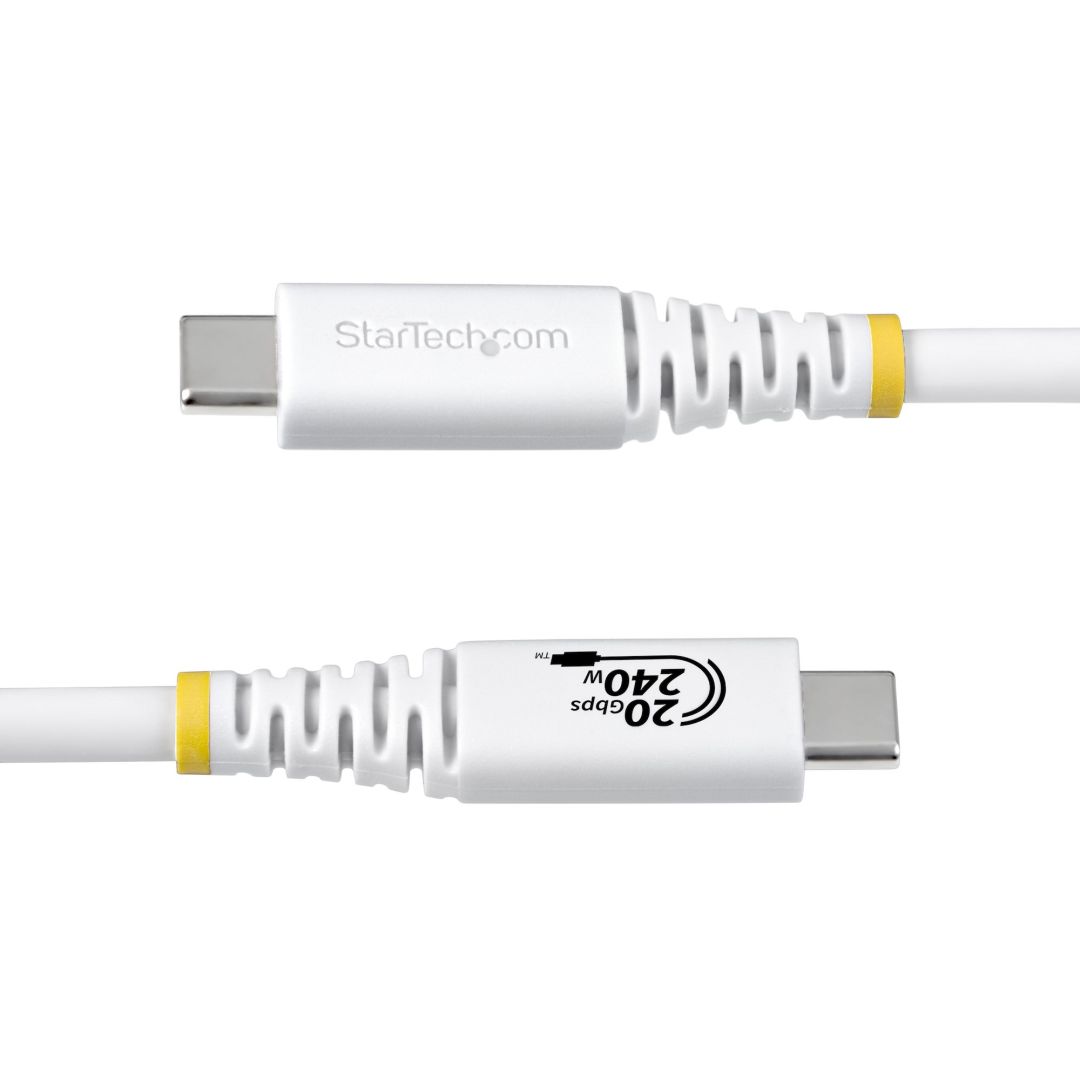 Startech USB4 USB-C to USB-C 4K 120Hz 240W cable 2m White