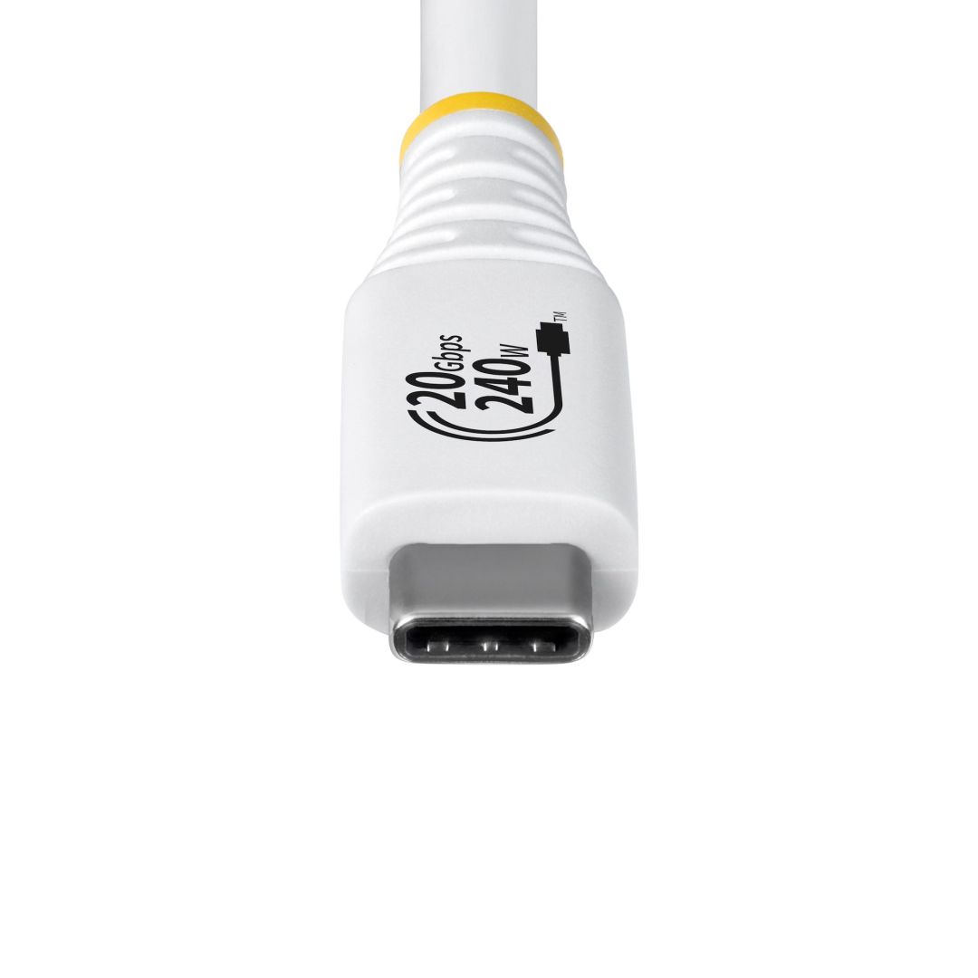 Startech USB4 USB-C to USB-C 4K 120Hz 240W cable 2m White