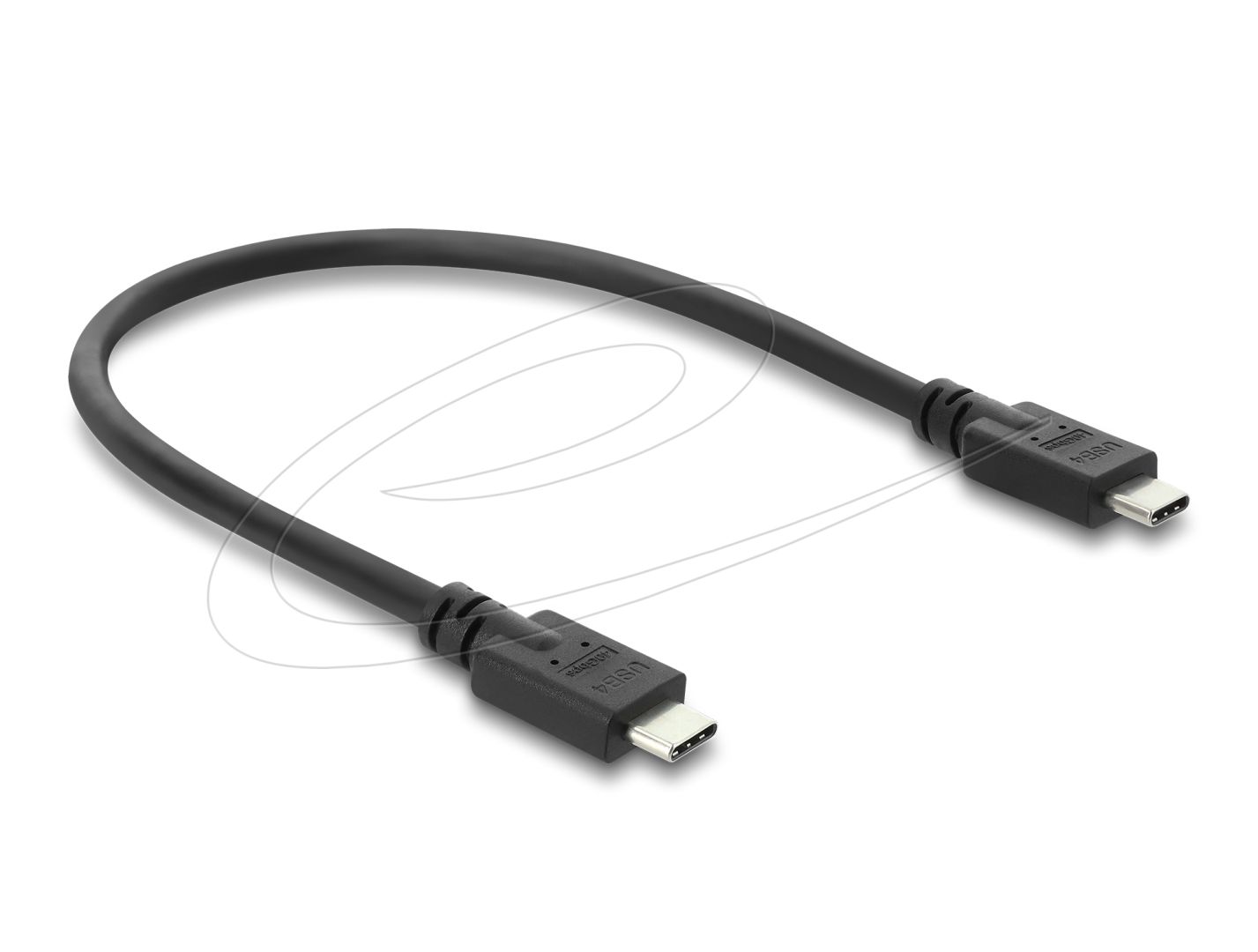DeLock USB Type-C 40Gbps Enclosure for 1xM.2 NVMe PCIe SSD with fan Tool Free Black
