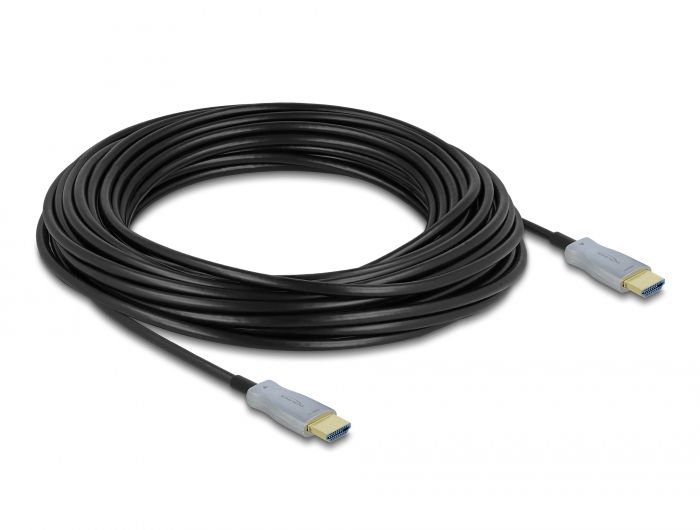 DeLock Active Optical Cable HDMI 4K 60Hz 15m Black