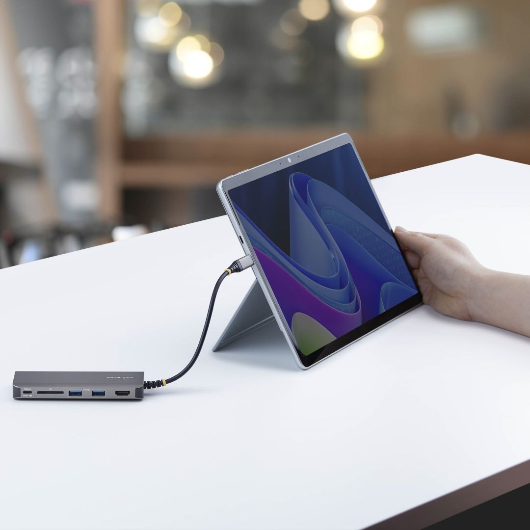 Startech 6-Port USB-C Multiport Adapter Black