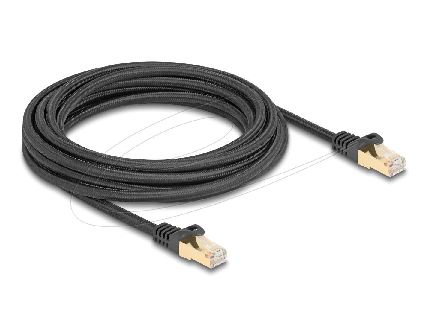 DeLock CAT6A S-FTP Patch Cable 5m Black