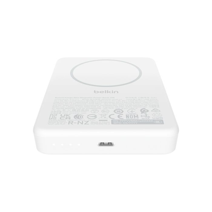Belkin Slim Magnetic 10000mAh PowerBank White