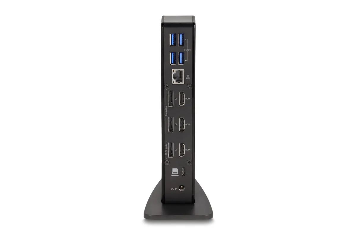 DeLock USB Type-C Triple Display Docking Station with DisplayLink Black
