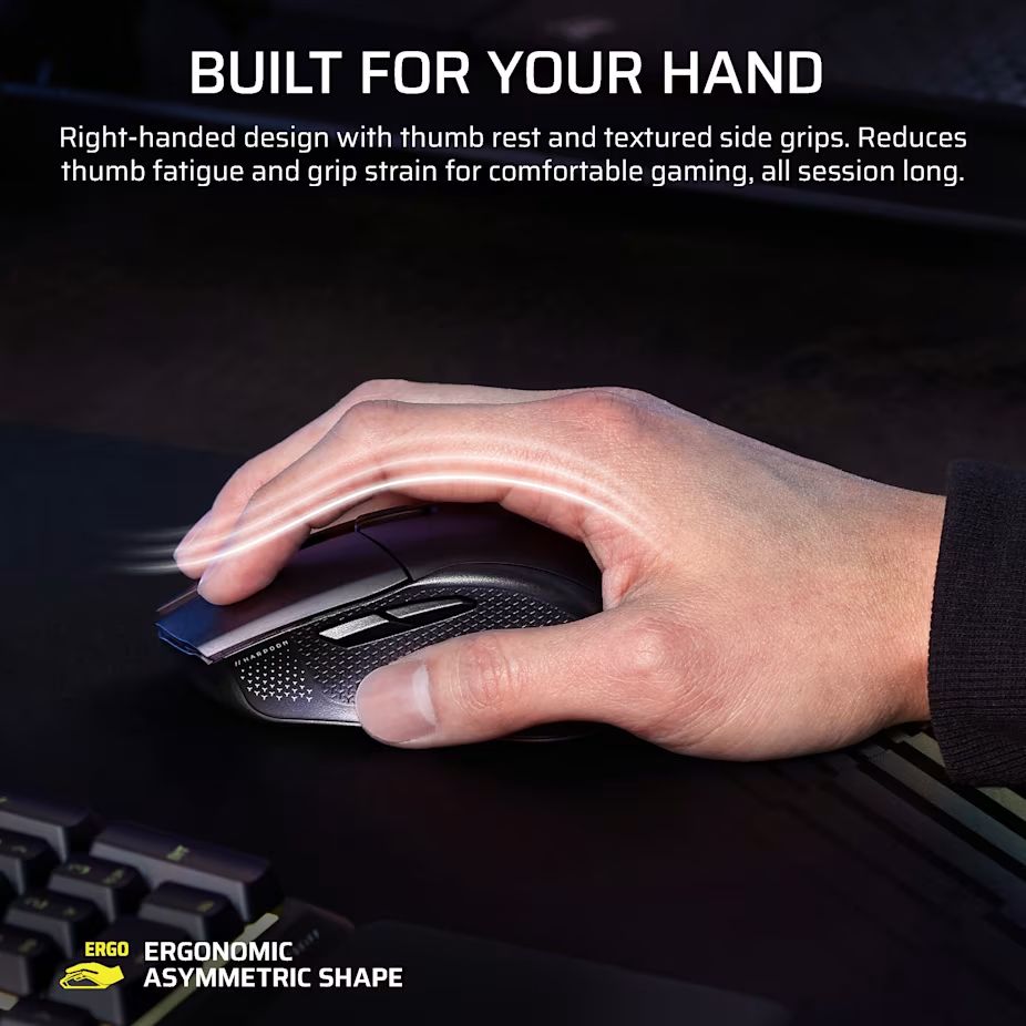 Corsair Harpoon v2 RGB Wireless Bluetooth Gaming mouse Black
