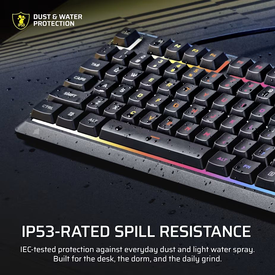 Corsair Skiff 100 Plus Gaming Keyboard Black US