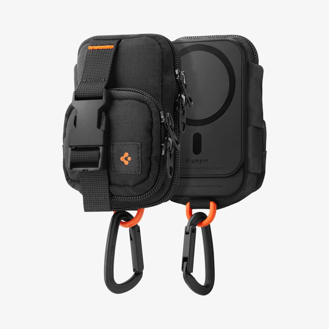 Nomad Spigen Portable Organizer Pouch SnapZip MagSafe, black