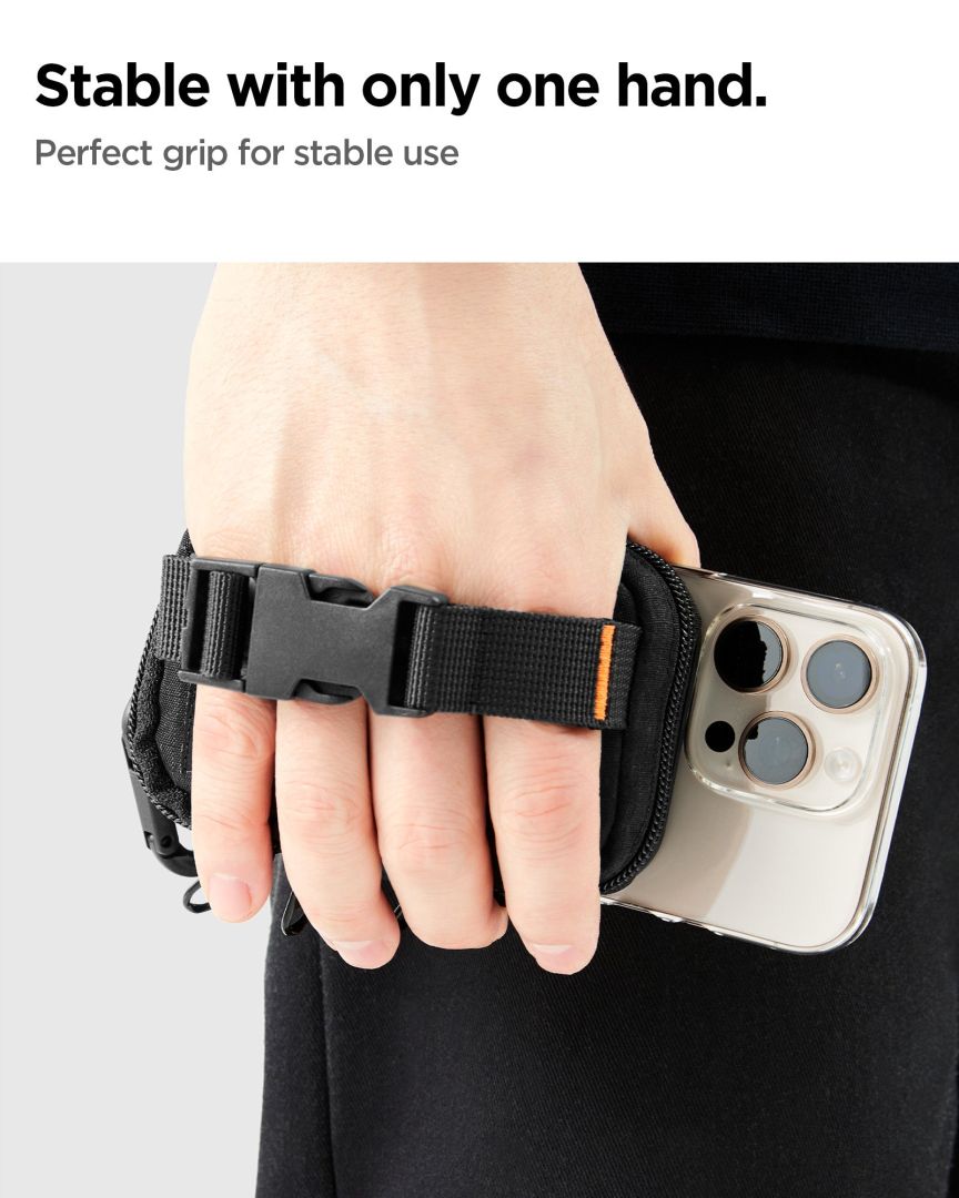 Nomad Spigen Portable Organizer Pouch SnapZip MagSafe, black