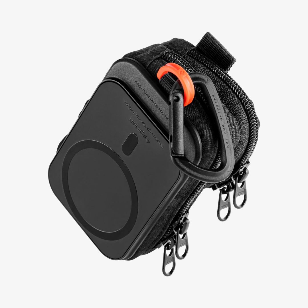Nomad Spigen Portable Organizer Pouch SnapZip MagSafe, black