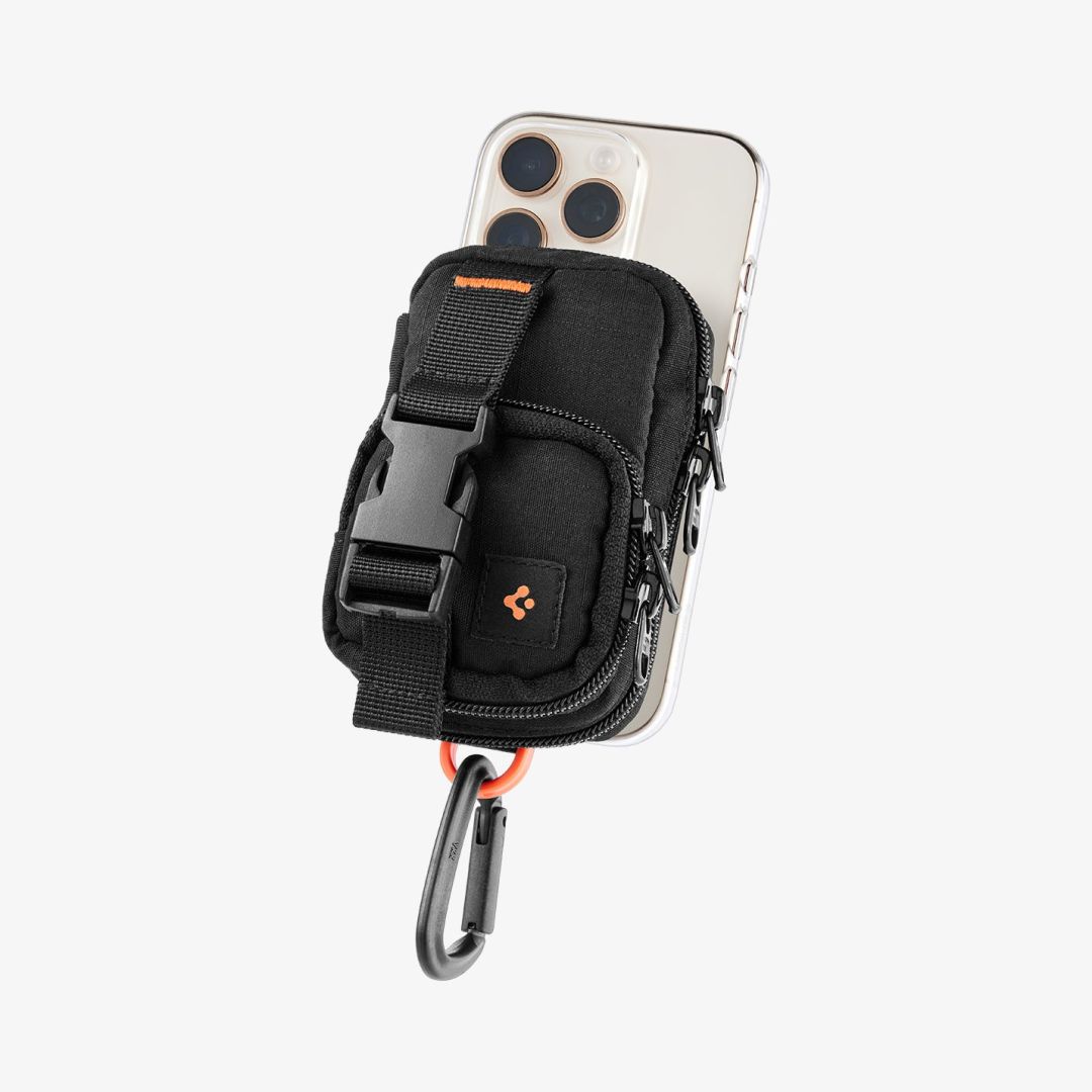 Nomad Spigen Portable Organizer Pouch SnapZip MagSafe, black