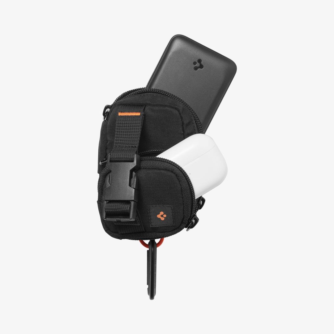 Nomad Spigen Portable Organizer Pouch SnapZip MagSafe, black