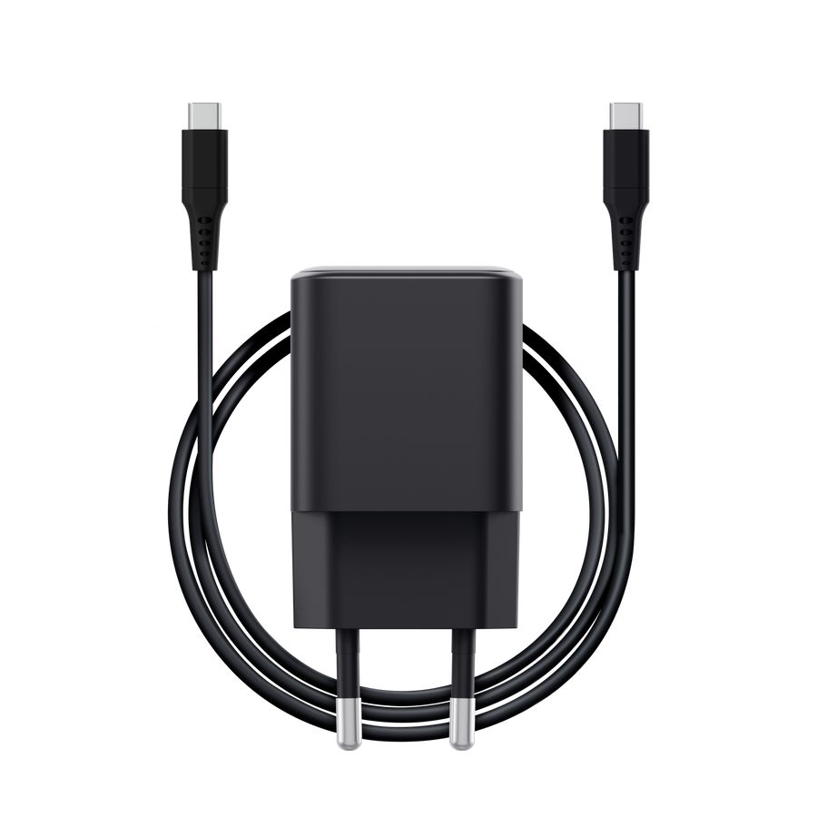 Trust GXT 1258 Ultra-small 65W USB-C GaN charger for Nintendo Switch 2 Black