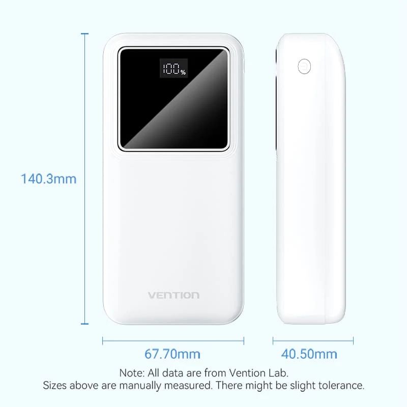 Vention FHMB0 30000mah PowerBank Black