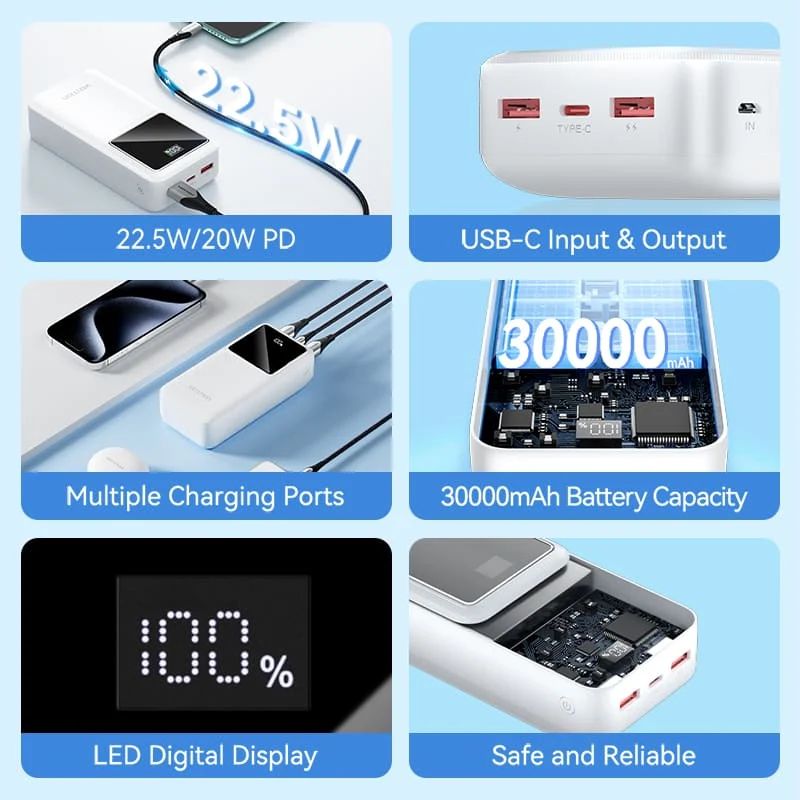 Vention FHMB0 30000mah PowerBank Black