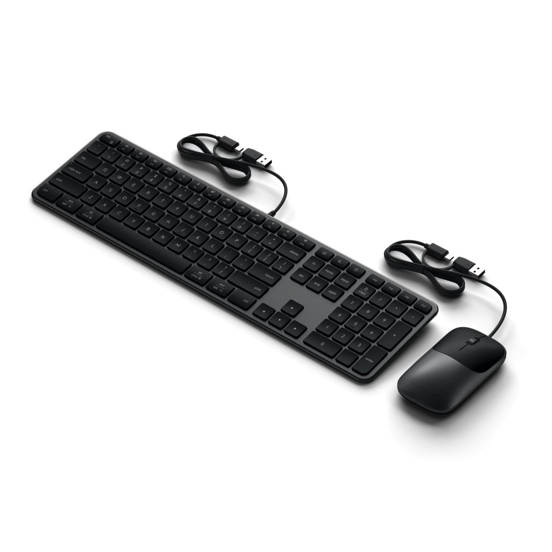 Satechi Slim CLX3 Wired Keyboard Combo US Space Black