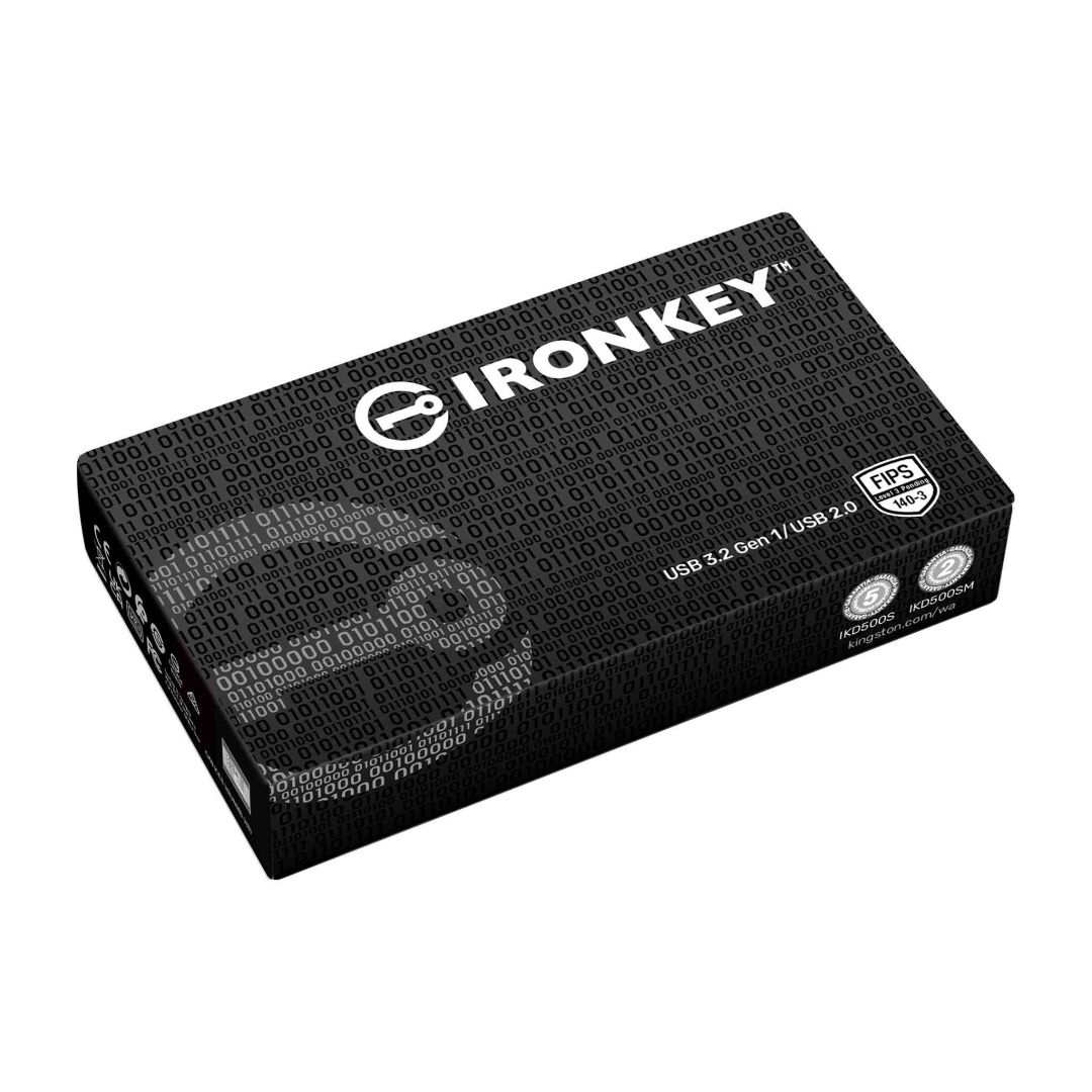 Kingston 32GB IronKey D500S USB3.2 Black