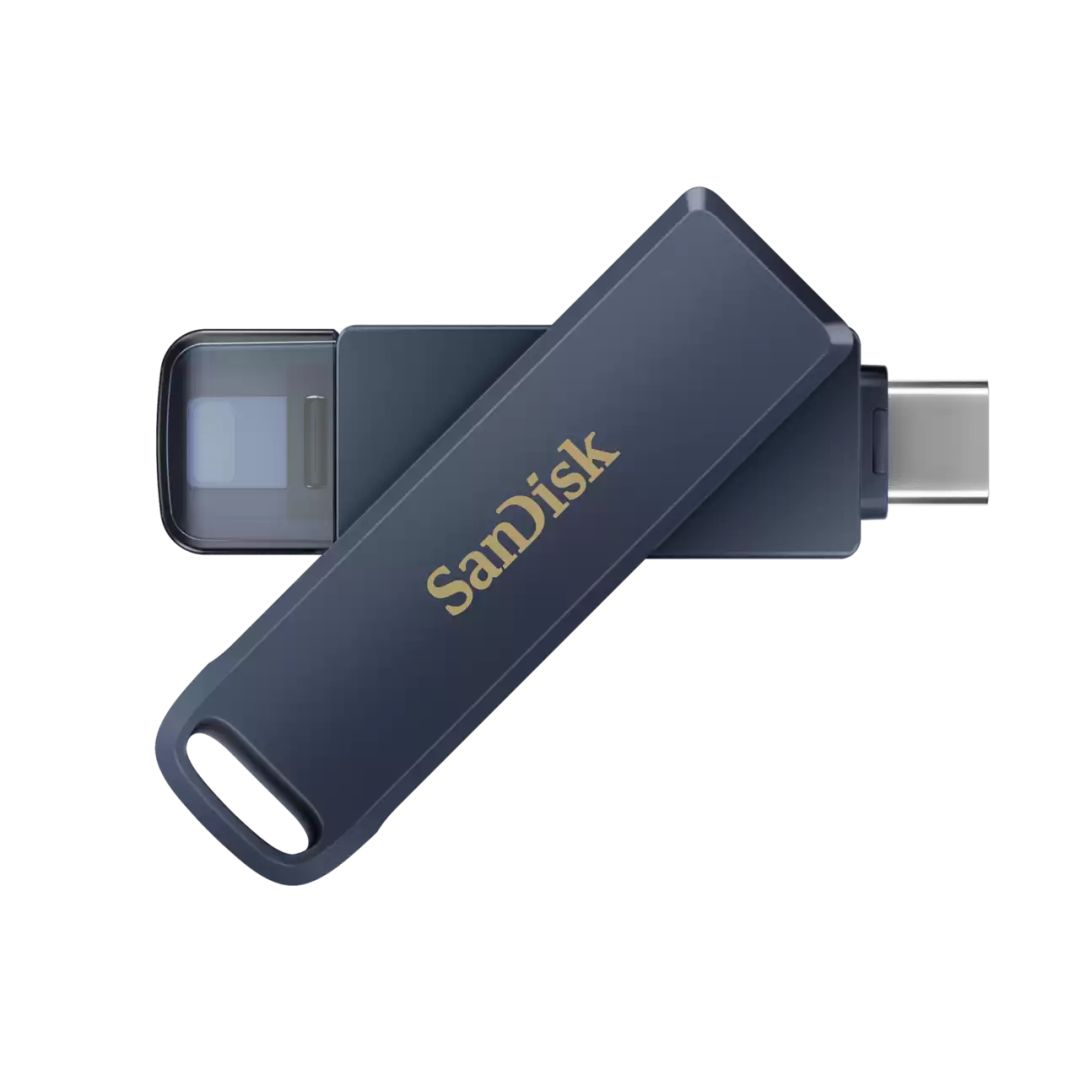 Sandisk 256GB Phone Drive for iPhone USB3.2 Type-C Metallic Sky