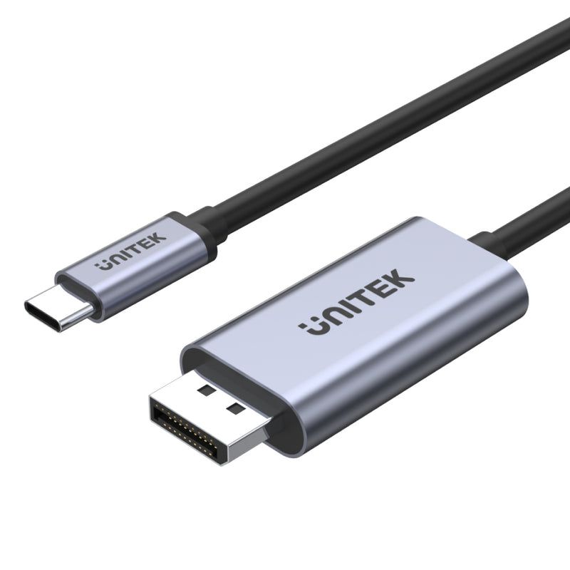 Unitek 4K 60Hz USB-C to DisplayPort 1.2 Cable 2m Space Grey