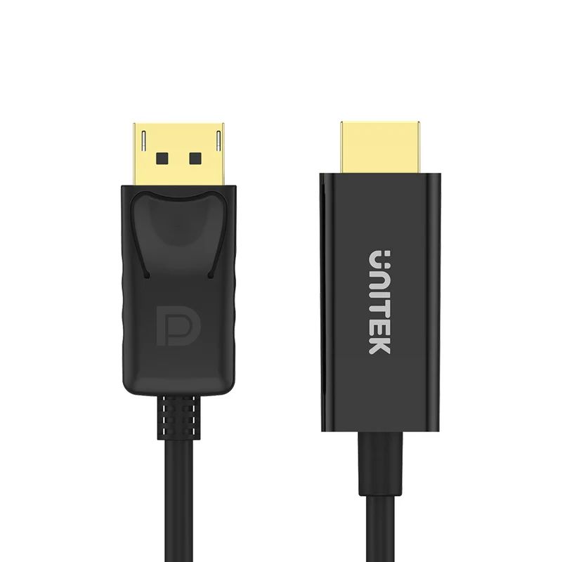 Unitek Y-5118CA DisplayPort to HDMI 1080P Full HD Cable 1m Black
