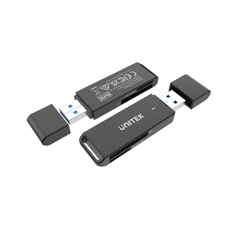 Unitek Y-9327A USB-A Card Reader Black