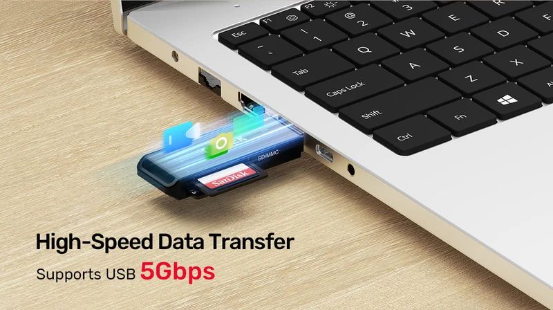 Unitek Y-9327A USB-A Card Reader Black