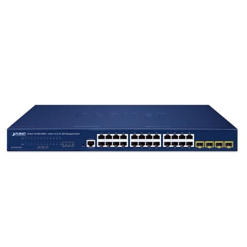 Planet GS-4210-24T4S 24-Port 10/100/1000T + 4-Port 1G/2.5G SFP Managed Ethernet Switch