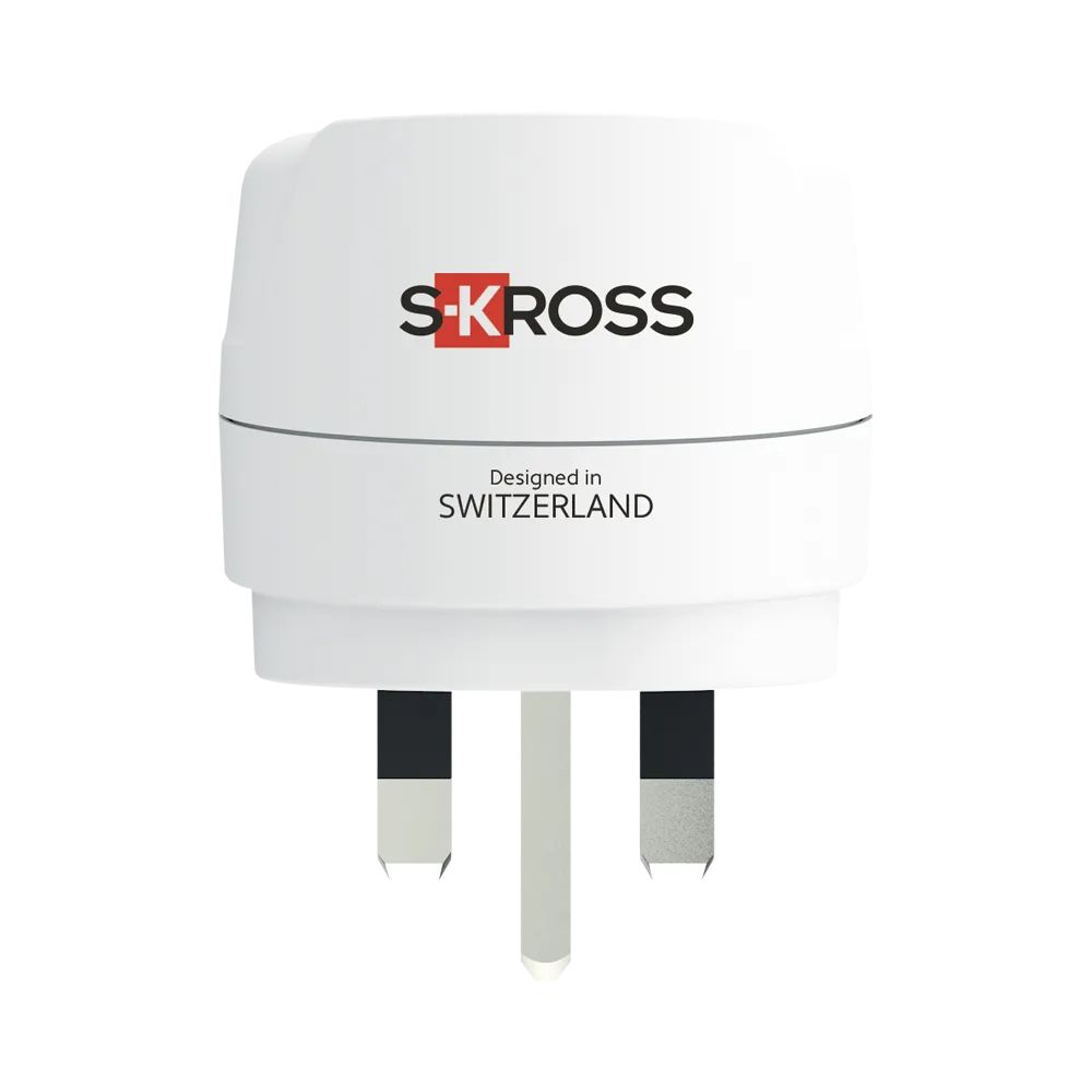 SKROSS Europe to UK 2-Pack Country Travel Adapter