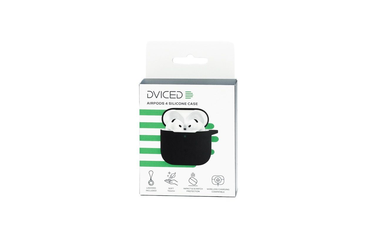 Dviced AirPods 4 Silicone Case Black