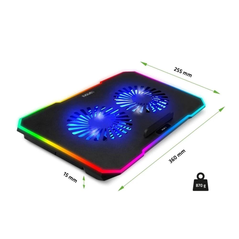 Evolveo CoolPro Cooling Pad Black