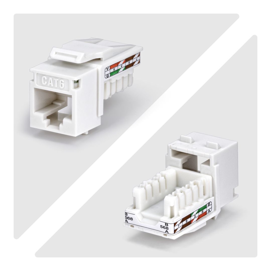 Startech Cat6 Keystone Jack 24-Pack White