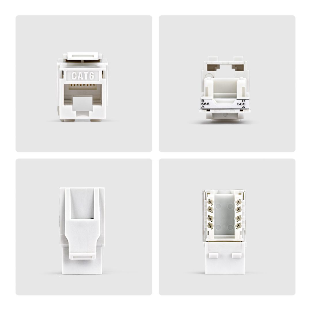 Startech Cat6 Keystone Jack 24-Pack White