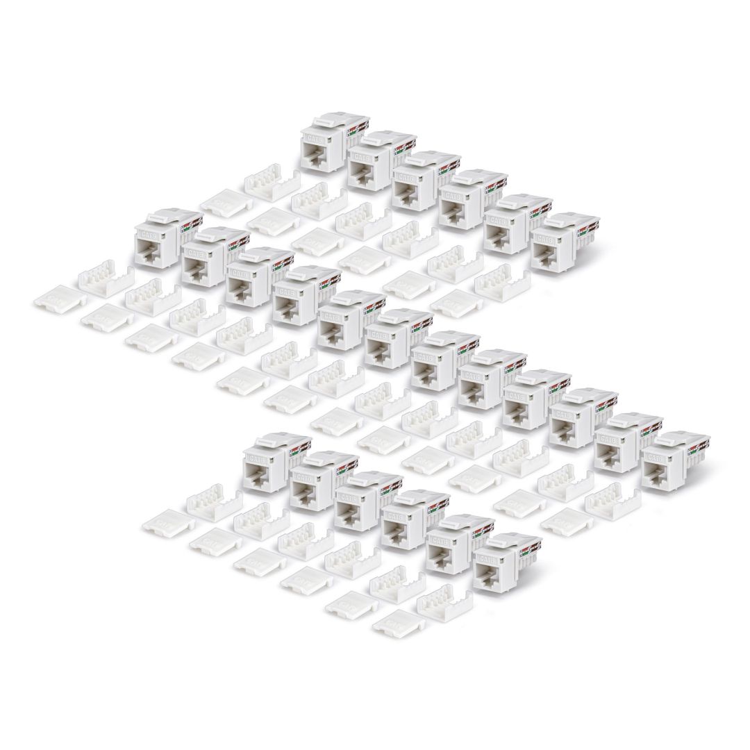 Startech Cat6 Keystone Jack 24-Pack White