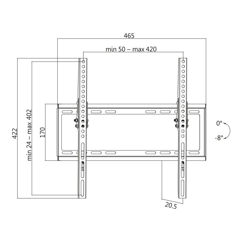 Logilink BP0037 TV wall mount 32–55