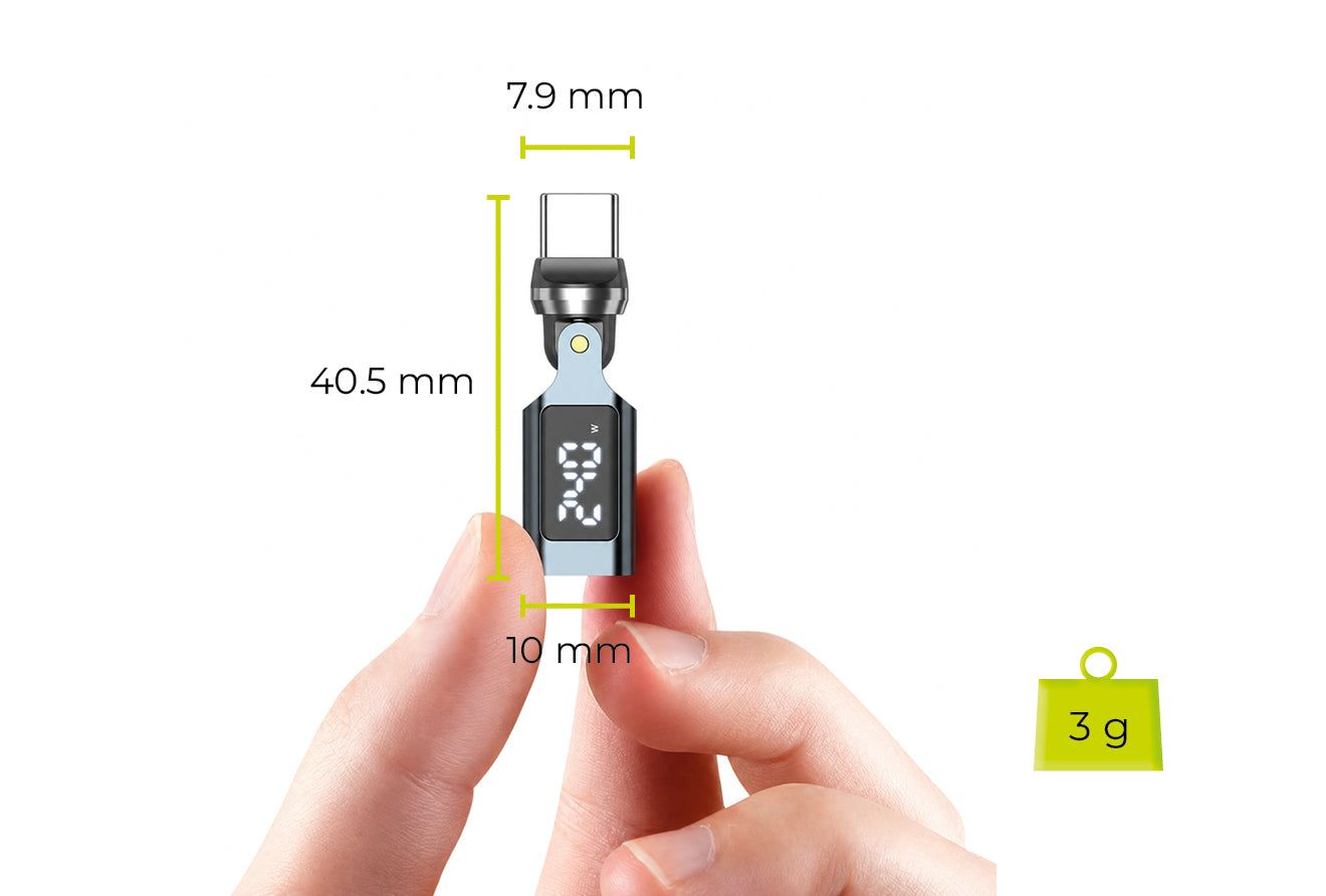 Mobile Origin CB15 240W Display USB-C Rotation 540° Adapter Black