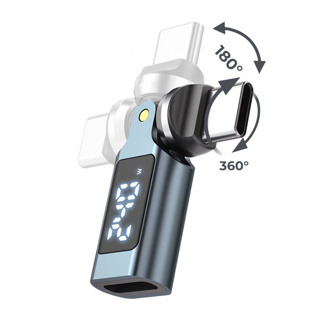 Mobile Origin CB15 240W Display USB-C Rotation 540° Adapter Black