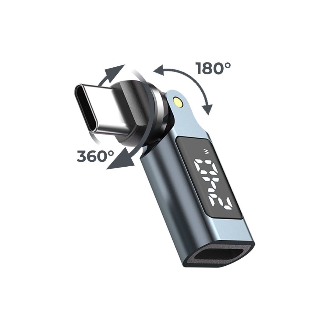 Mobile Origin CB15 240W Display USB-C Rotation 540° Adapter Black