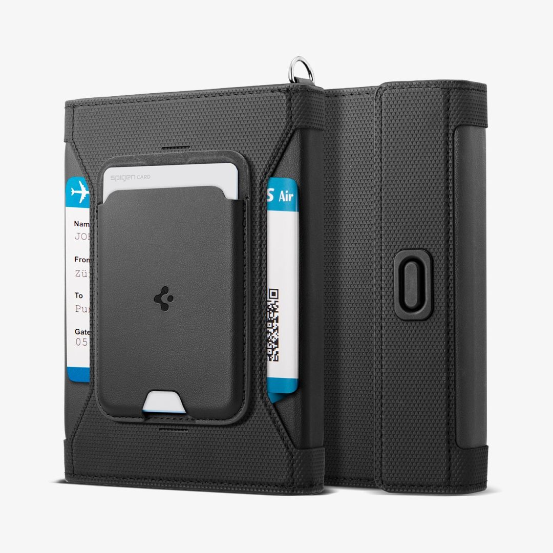 Spigen Universal Passport Holder with MagSafe Wallet Black