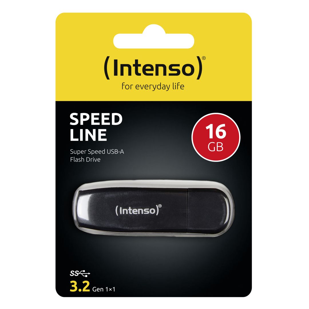 Intenso 16GB Speed Line USB3.0 Black