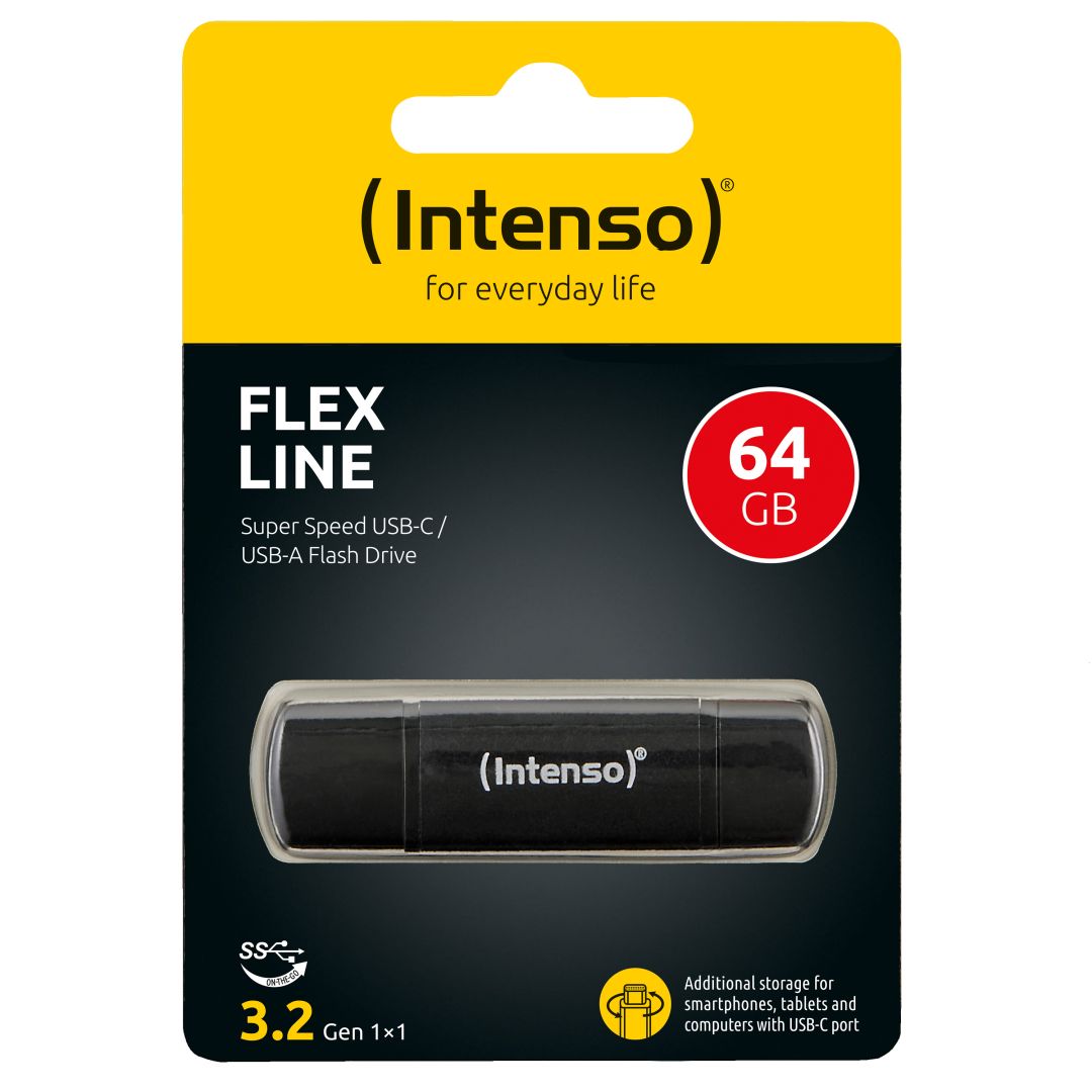 Intenso 64GB Flex Line USB3.2 Black