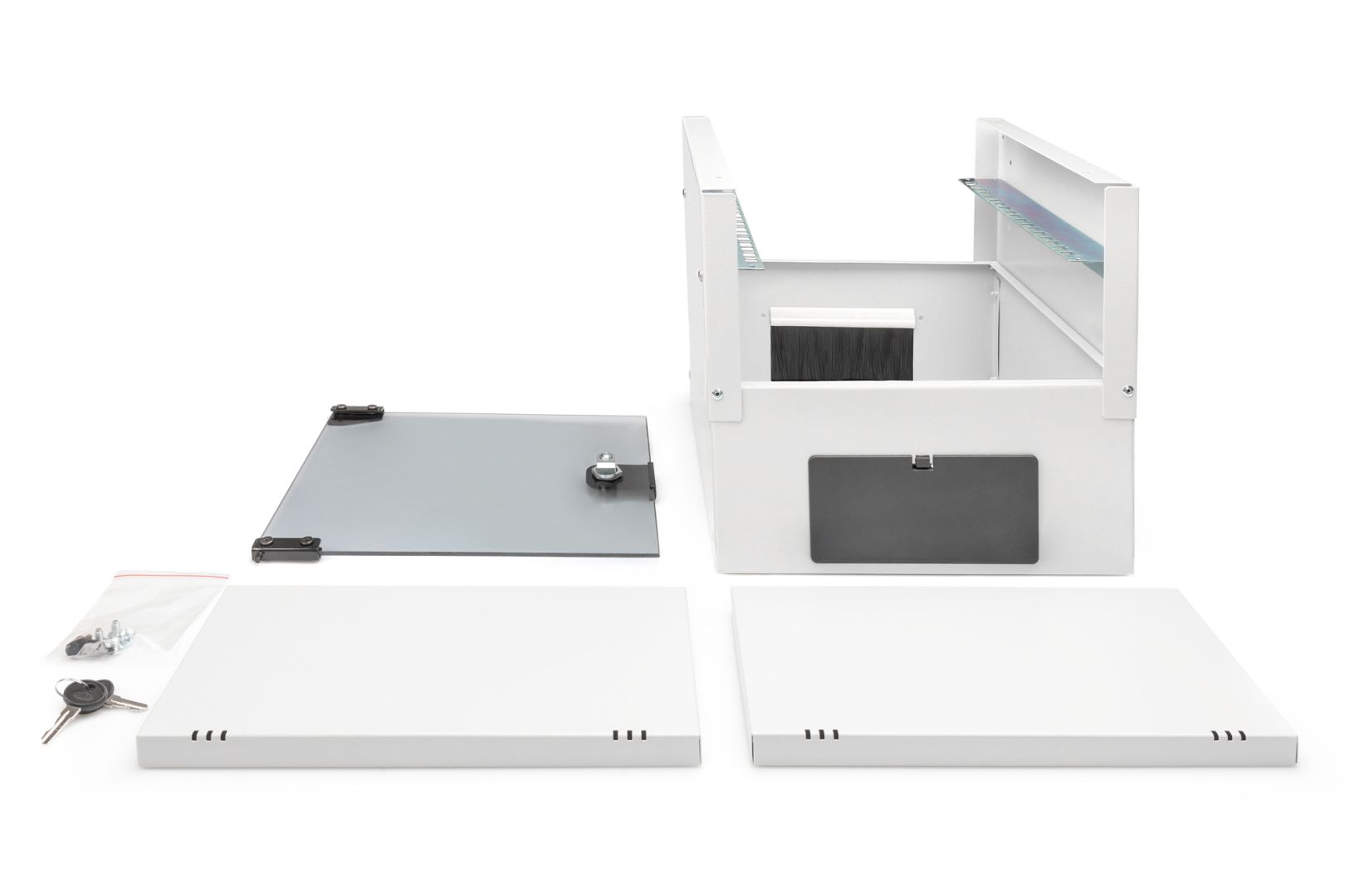 Digitus DN-49102 Falra szerelhető Rackszekrény Grey