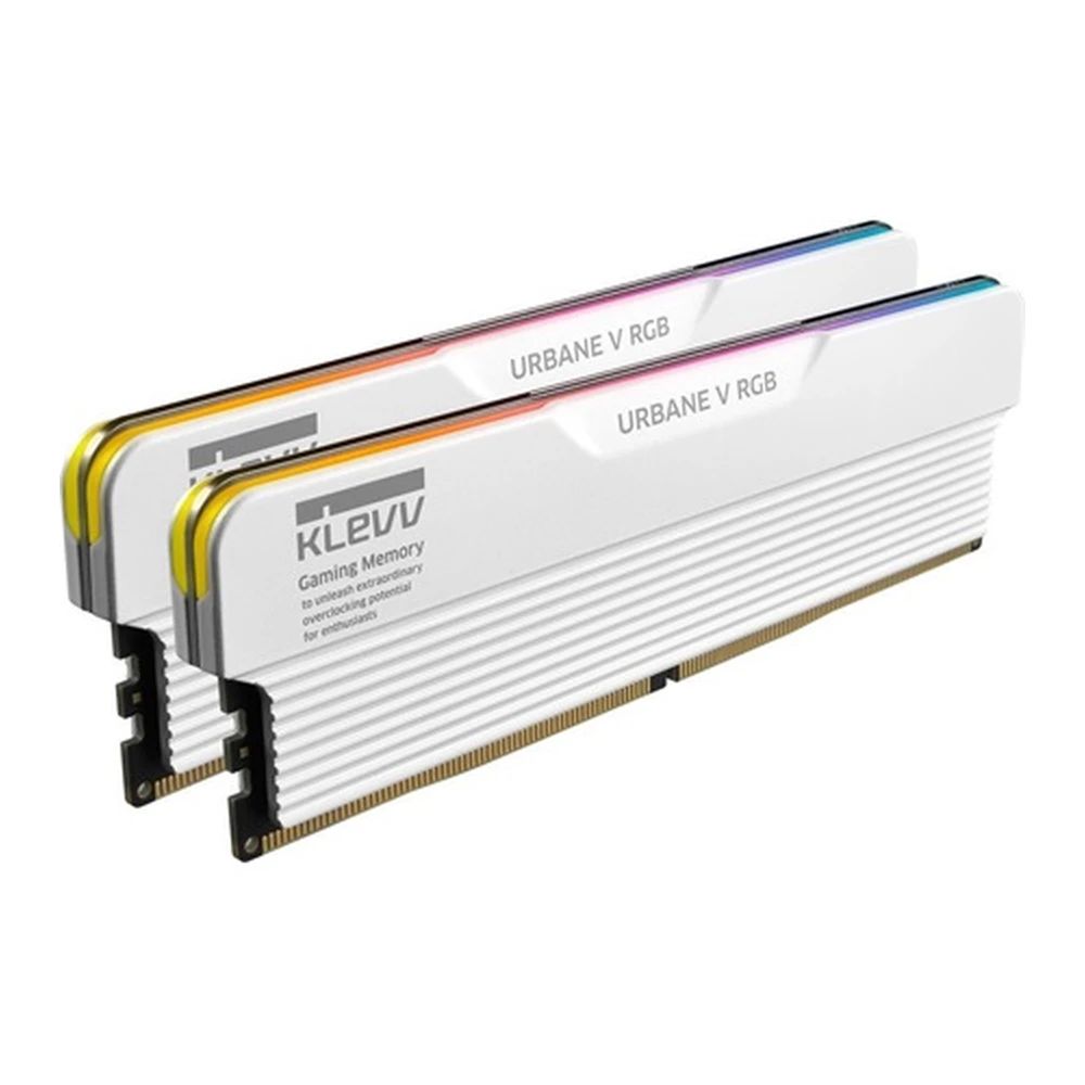 Klevv 32GB DDR5 6400MHz Kit(2x16GB) Urbane V RGB Brilliant White