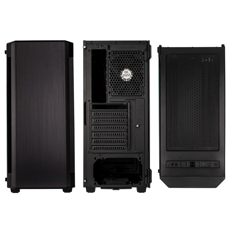 Kolink Refine RGB Tempered Glass Gunmetal Grey