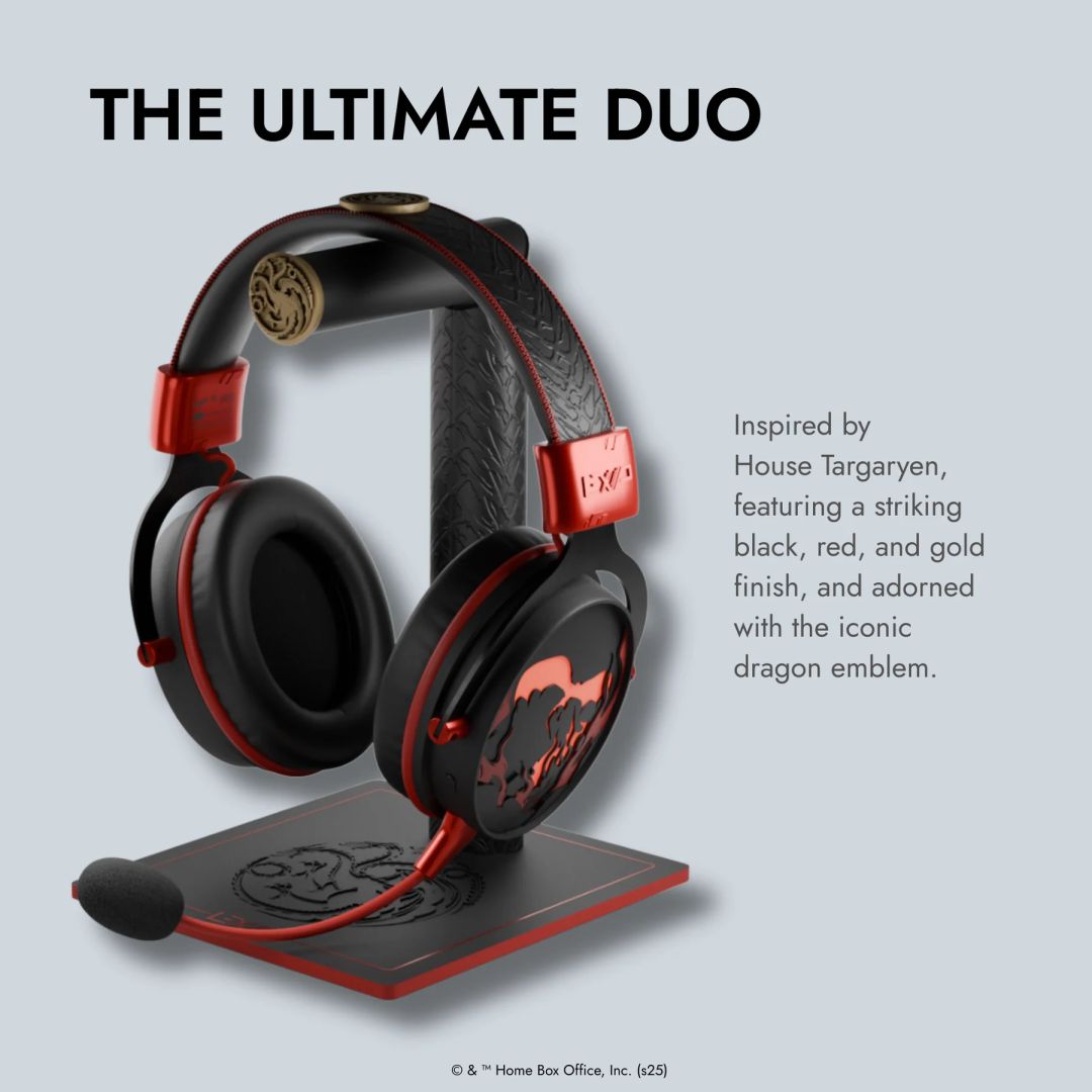 Lexip Wireless Bluetooth Headset Game of Thrones Targaryen