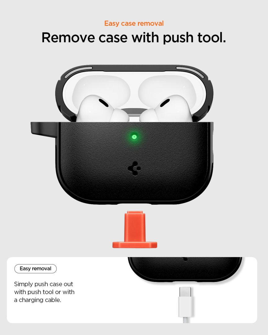 Spigen Vault case for AirPods Pro 3 Matte Black