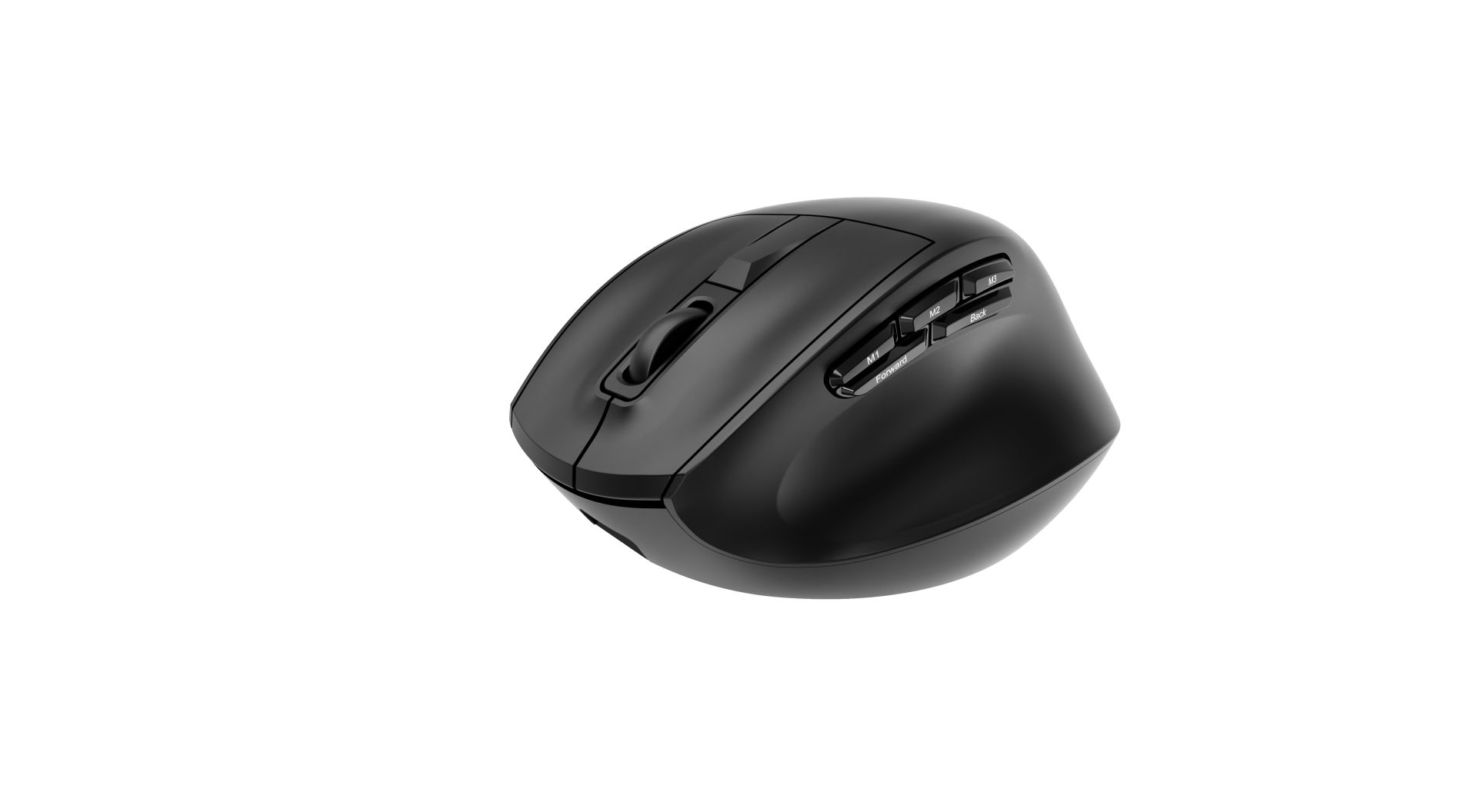 Gembird MUSW3-9B-01 Triple-Mode Wireless Bluetooth Mouse Black