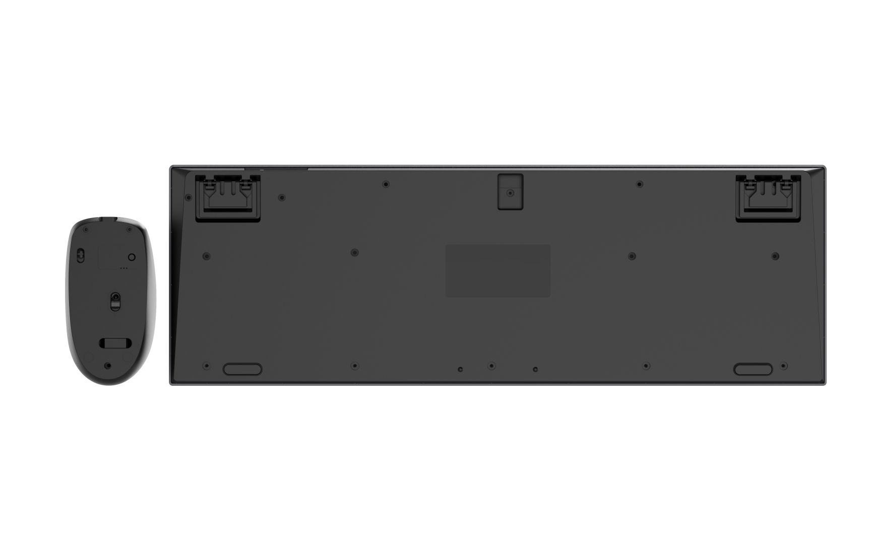 Gembird KBS-WPS-02 Dual-Mode Slim Wireless Bluetooth Keyobard Combo Black US