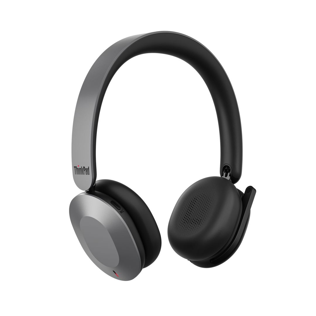 Lenovo ThinkPad Dual-Mode ANC Foldable 8550 (Aura Edition) Wireless (USB-A) Bluetooth Headset Thunder Gray