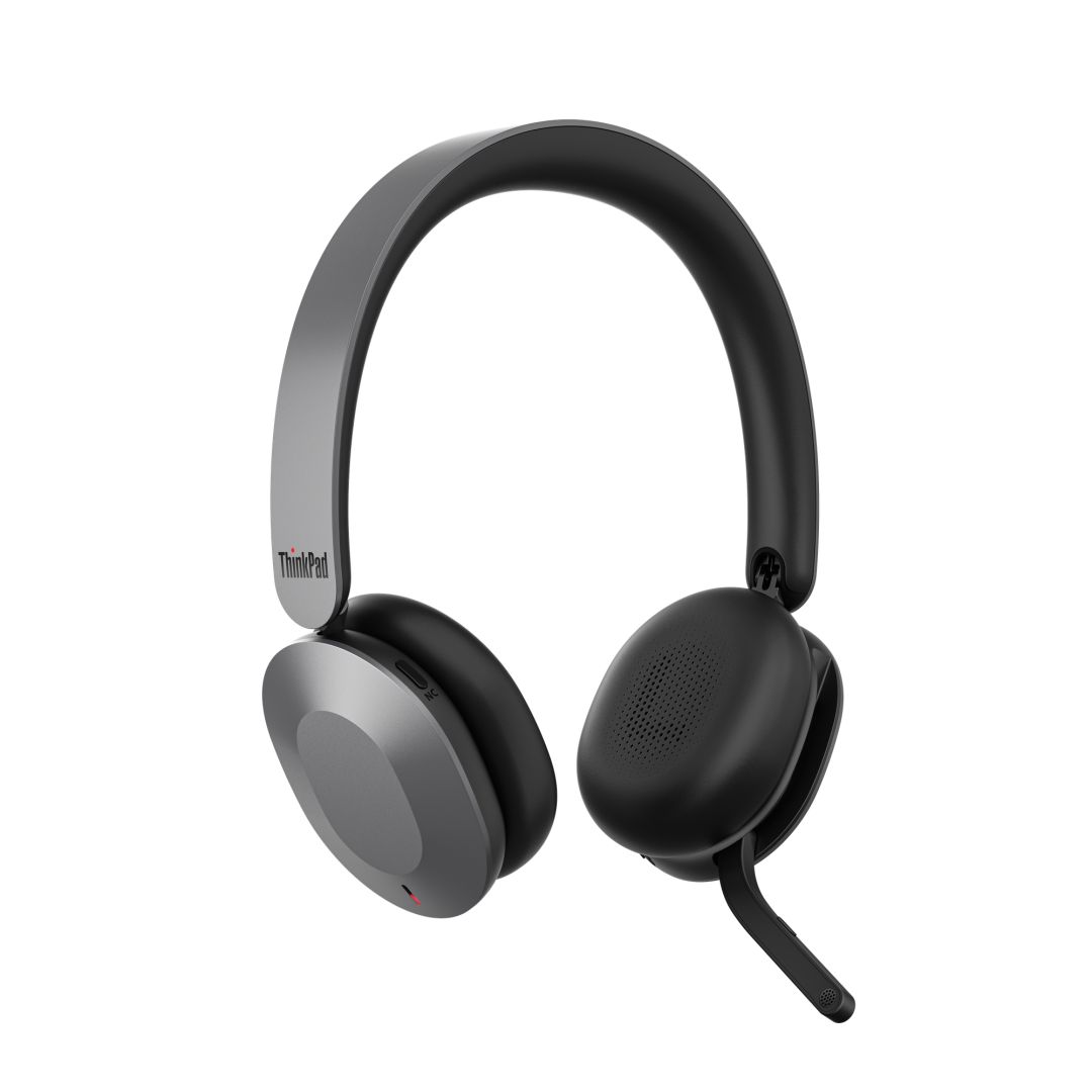 Lenovo ThinkPad Dual-Mode ANC Foldable 8550 (Aura Edition) Wireless (USB-A) Bluetooth Headset Thunder Gray